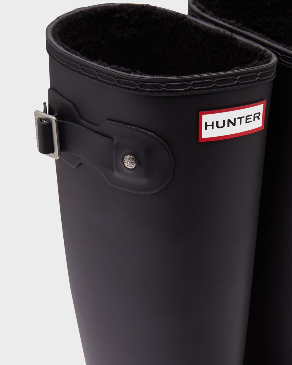 Hunter Høye Gummistøvler Svart - Dame Original Insulated - Norge OWEYVA-869